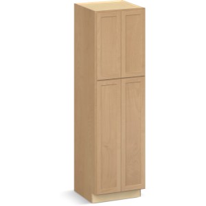 RELIABILT Parkstone II Tall Cabinet, Wheat Stained, 24" W, 4 Doors, Fully Assembled - 641140 | Lowe's Pro Supply